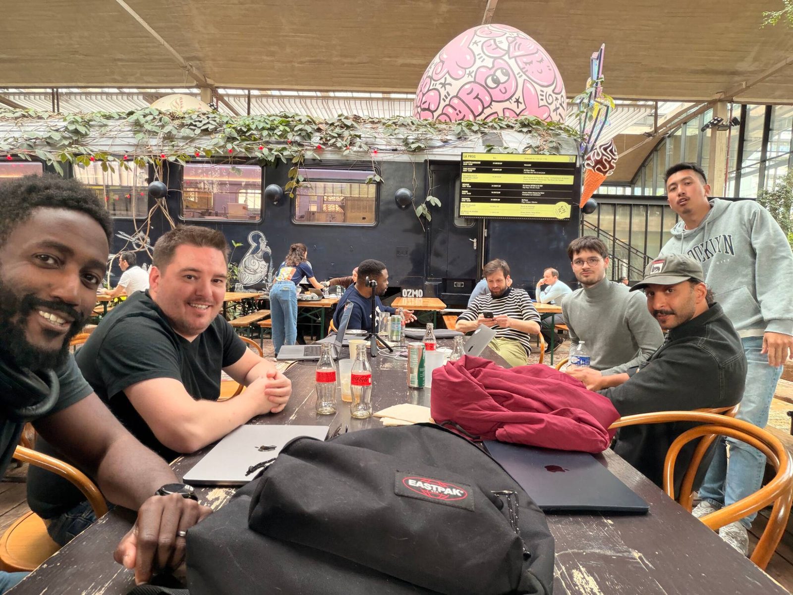 Sesión de coworking y comentarios de los usuarios